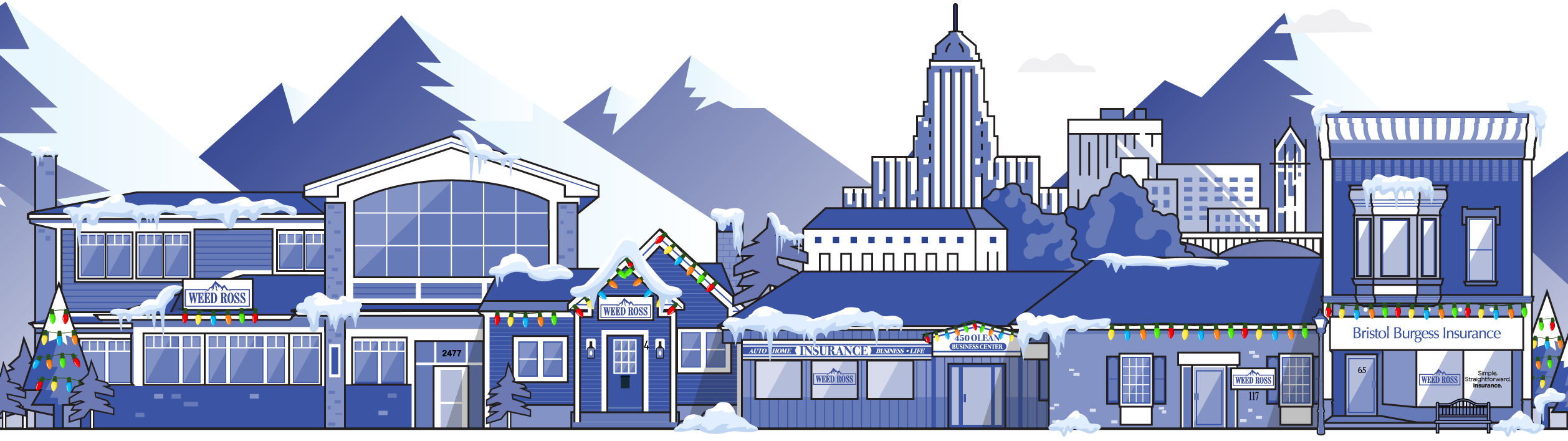 Weed ross insurance background five locations 2